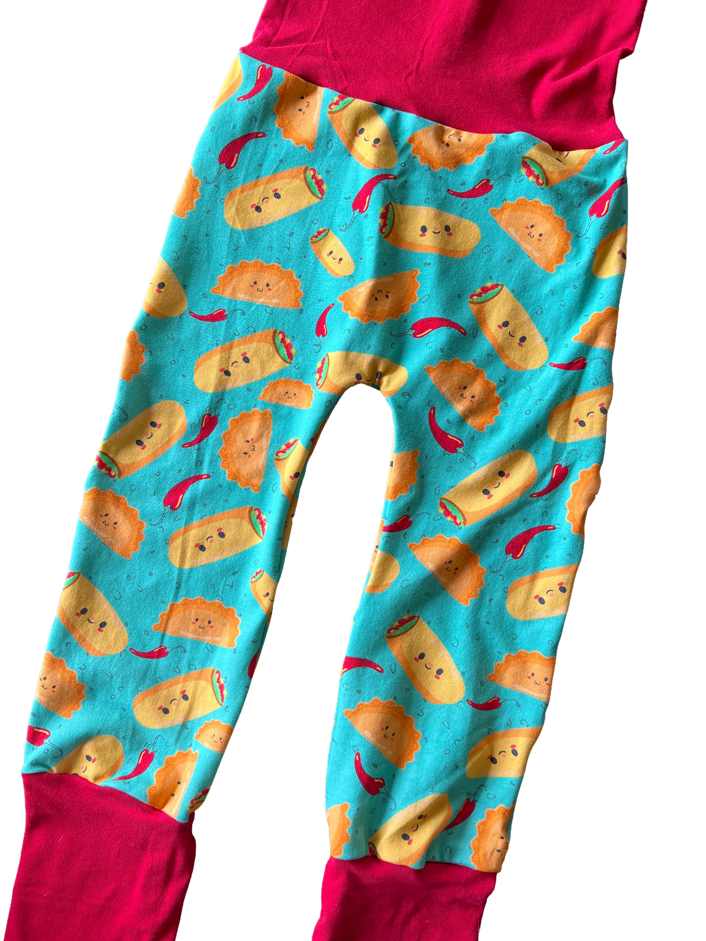 Taco Time 2-6yr Monsterloones Maxaloones grow with me pants