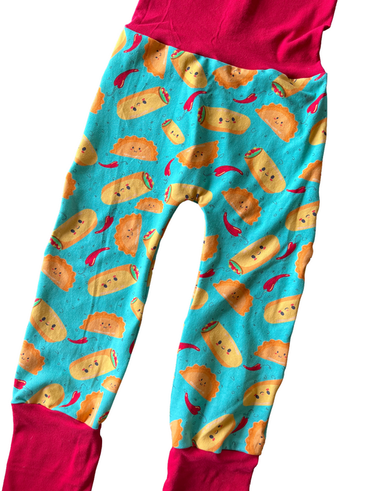 Taco Time 2-6yr Monsterloones Maxaloones grow with me pants