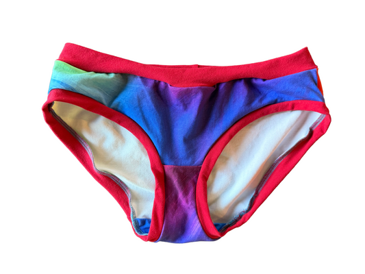 Rainbow Swirl XL Women’s Underwear low rise