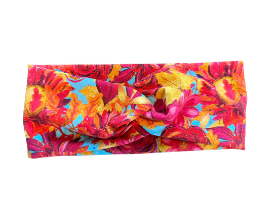 Fall Floral Adult Headband
