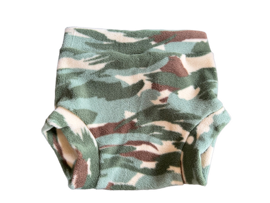 Camouflage XXXL Fleece Diaper Cover