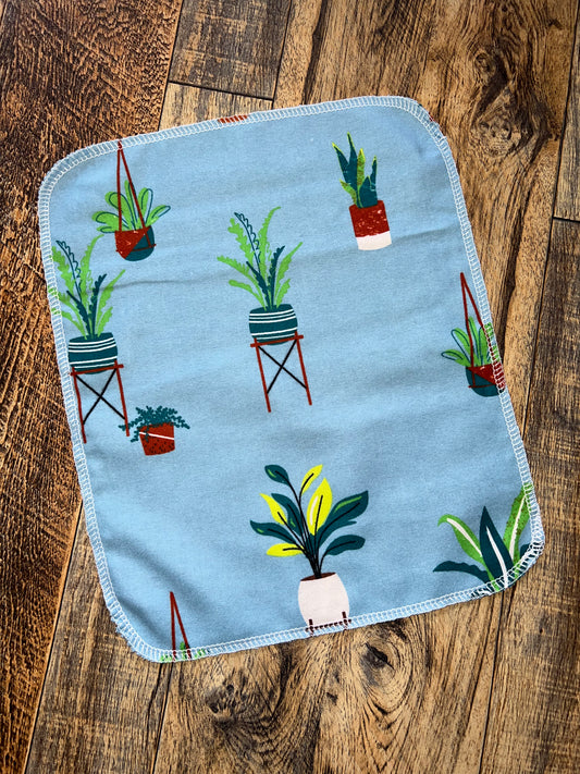 Houseplants 1ply flannel reuseable paper towels