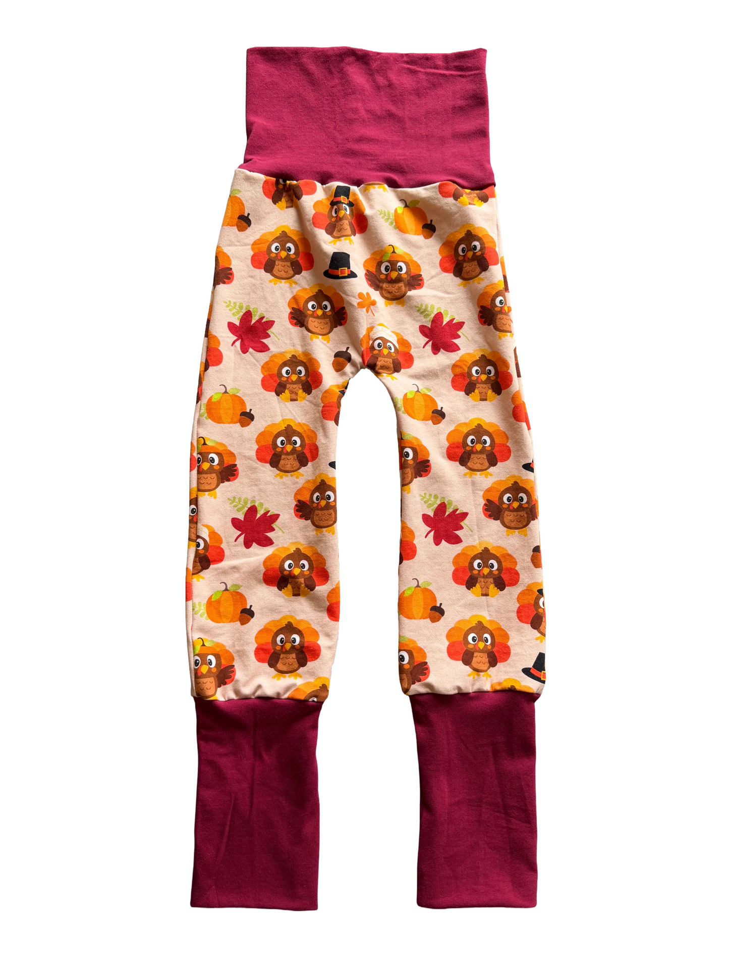 Thanksgiving Turkey 2-6yr Monsterloones Maxaloones grow with me pants