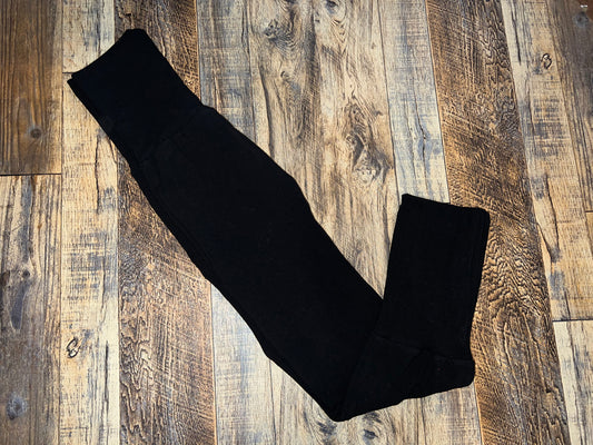 Black Solid  3-6yr bunny bottoms grow with me pants Monsterloones