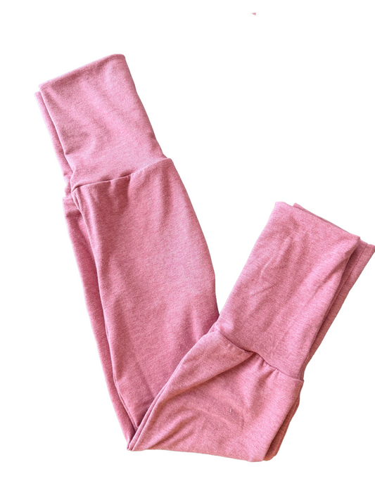 Heathered Pink 2-6yr Monsterloones Maxaloones grow with me pants