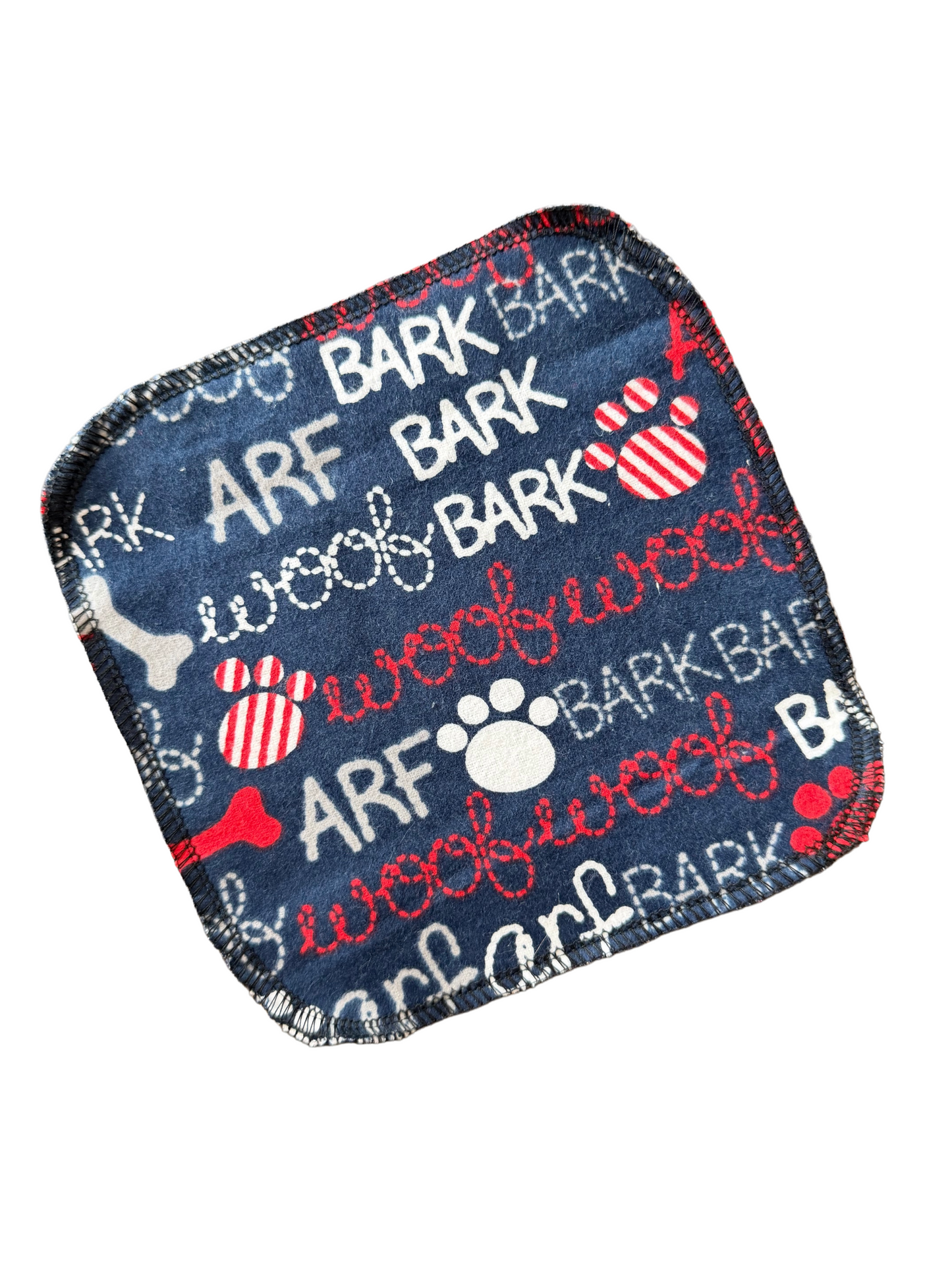 Woof Bark 2ply flannel cloth wipes
