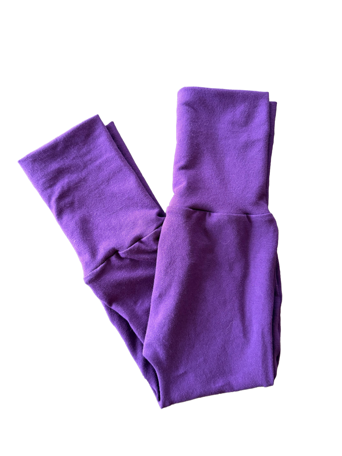 Solid Purple 6m-3t Maxaloones grow with me pants