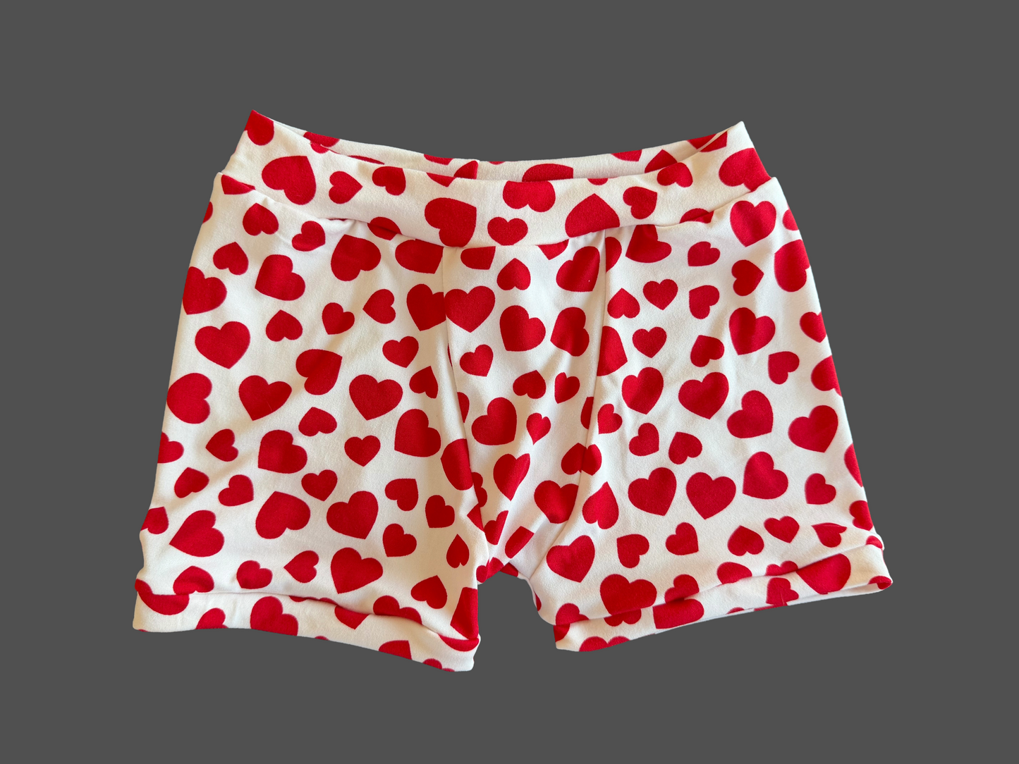Red Hearts 6Y kids Boxer Briefs Underwear
