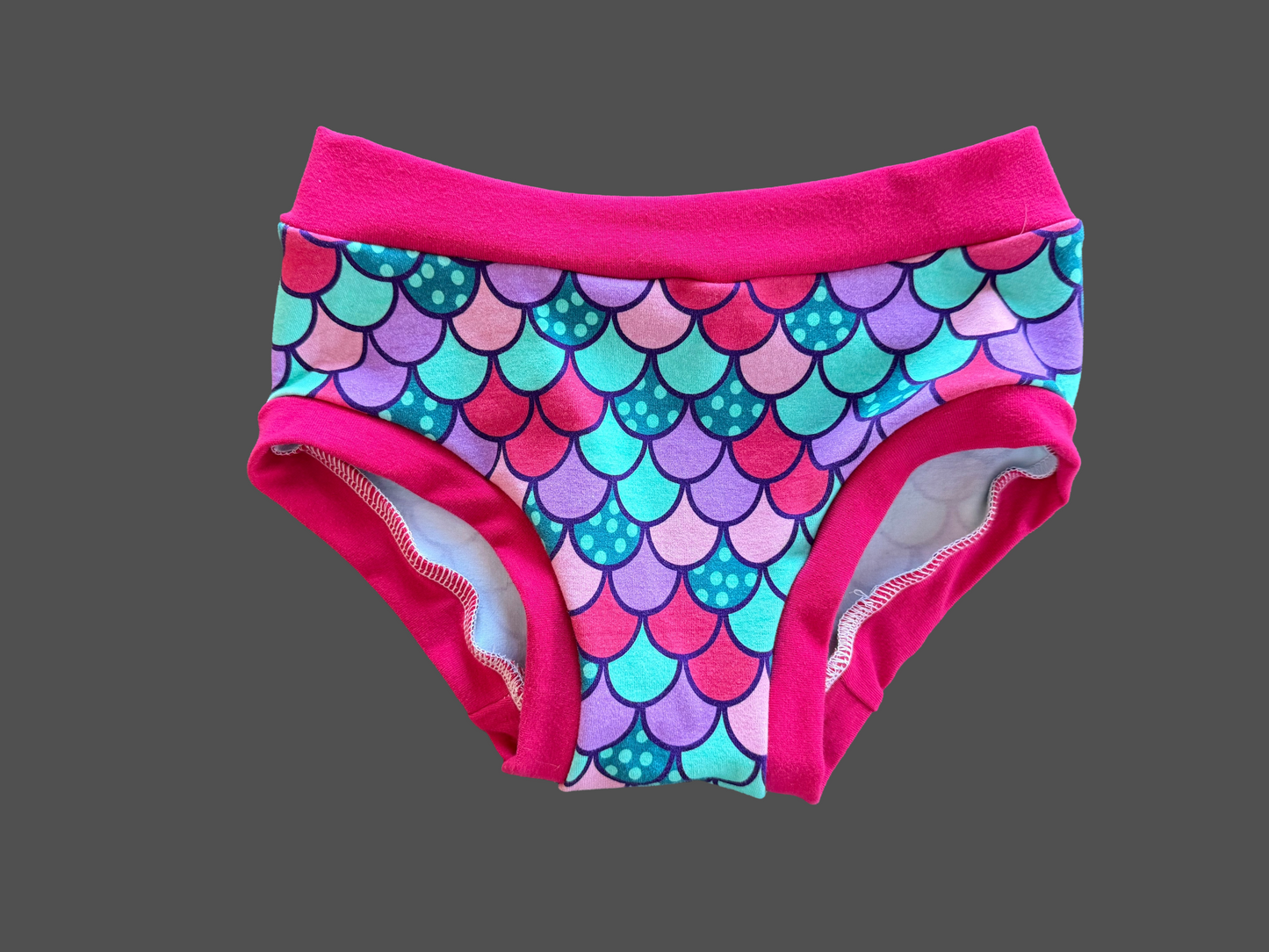 Mermaid Scales  kids size 7 underwear