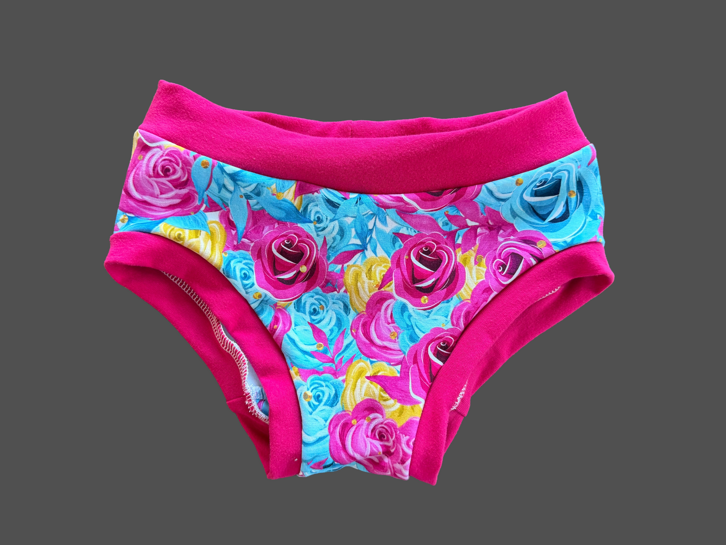 Queen of Hearts floral  kids size 7 underwear