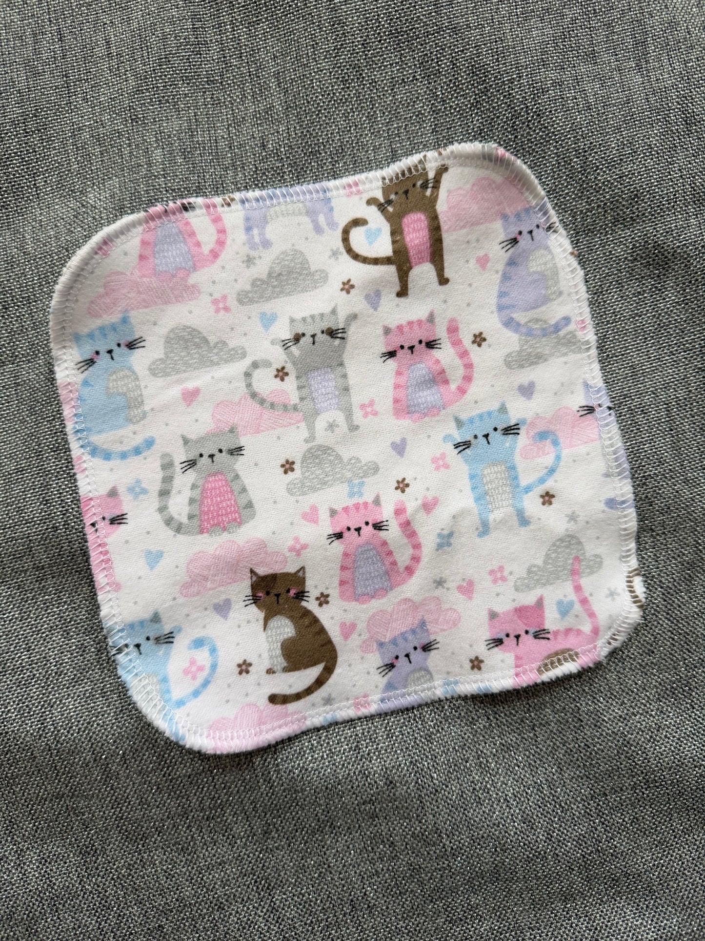 Pretty Kitty’s 2ply flannel cloth wipes