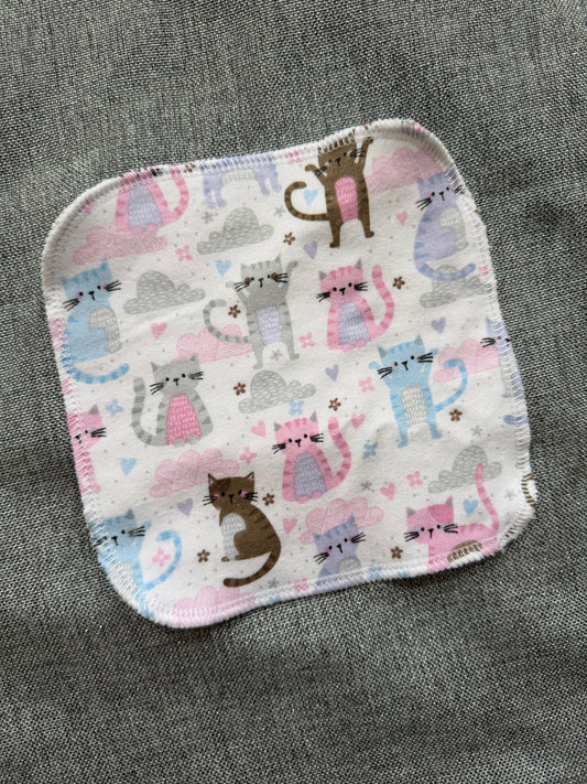 Pretty Kitty’s 2ply flannel cloth wipes