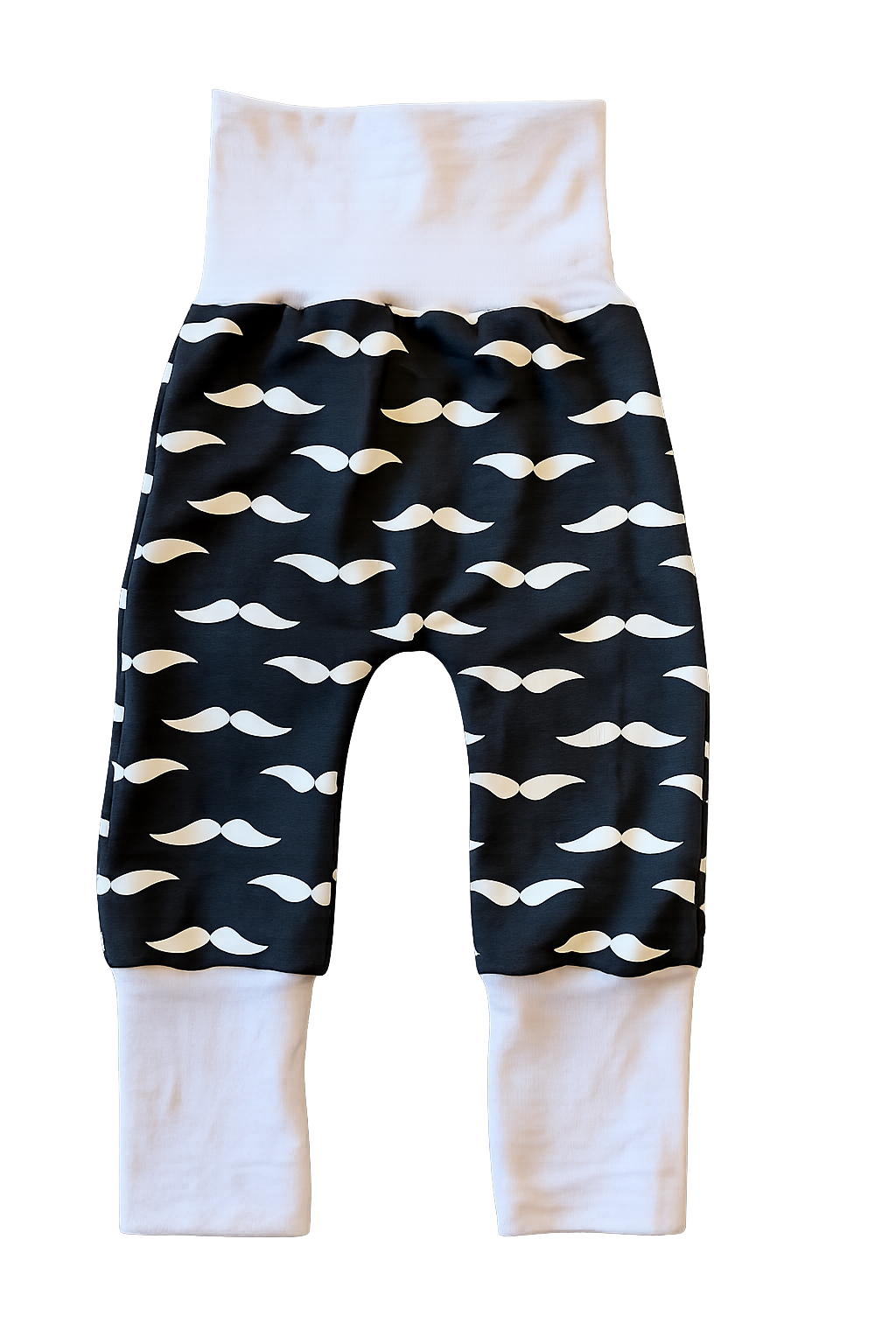 Mustache Miniloones 3-12m grow with me pants