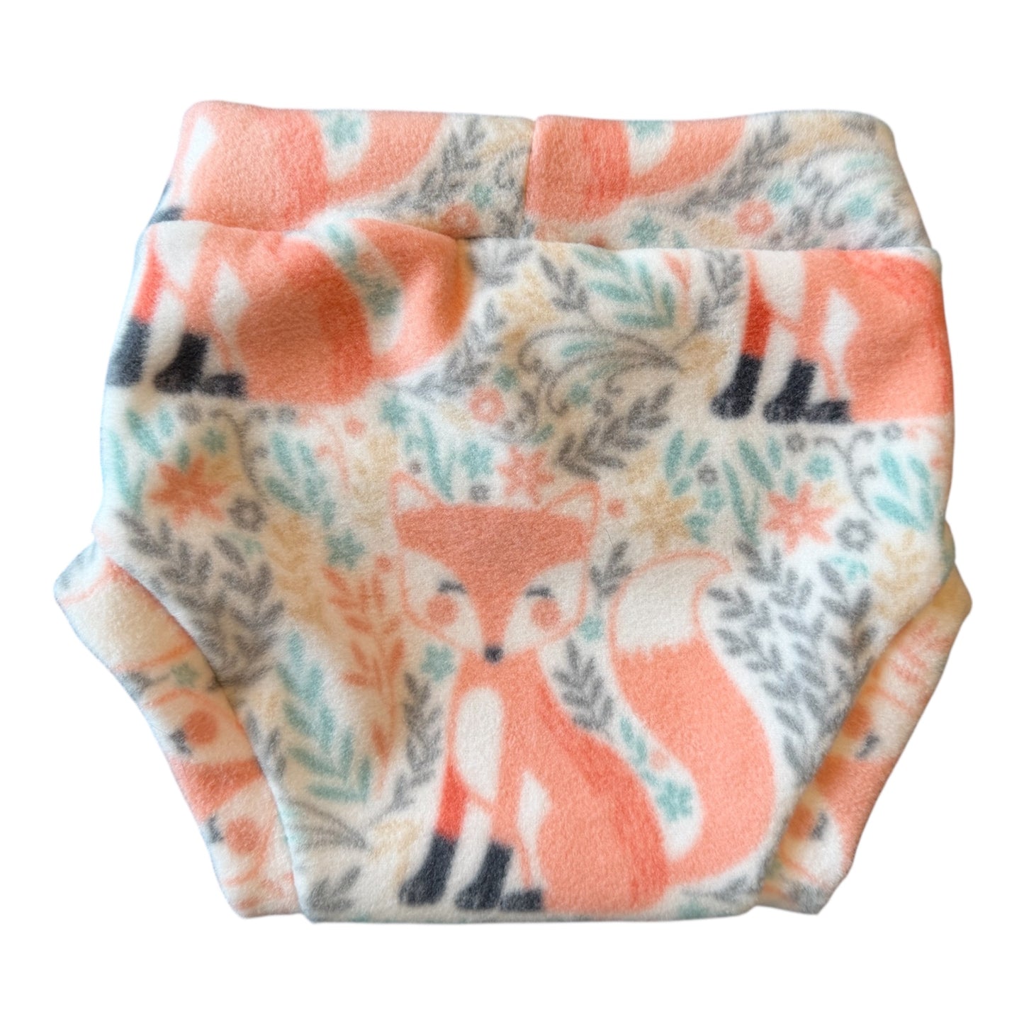 XL Sweet Fox Fleece Diaper Cover