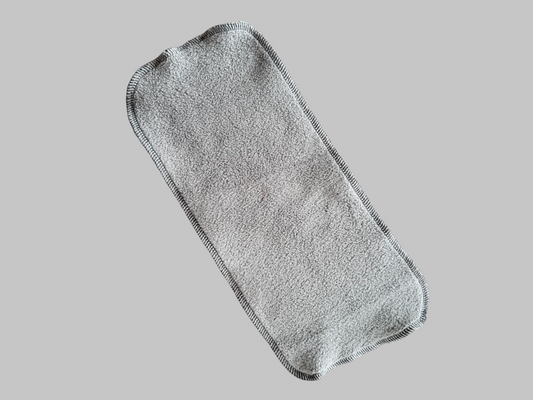 Grey Plaid fleece  diaper liners