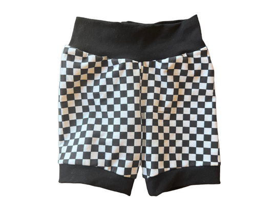 Checker  3-6yr  Shortie shorts (longer length)