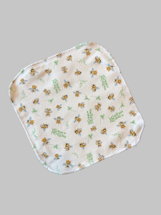 Little Bumblebee 2ply flannel cloth wipes