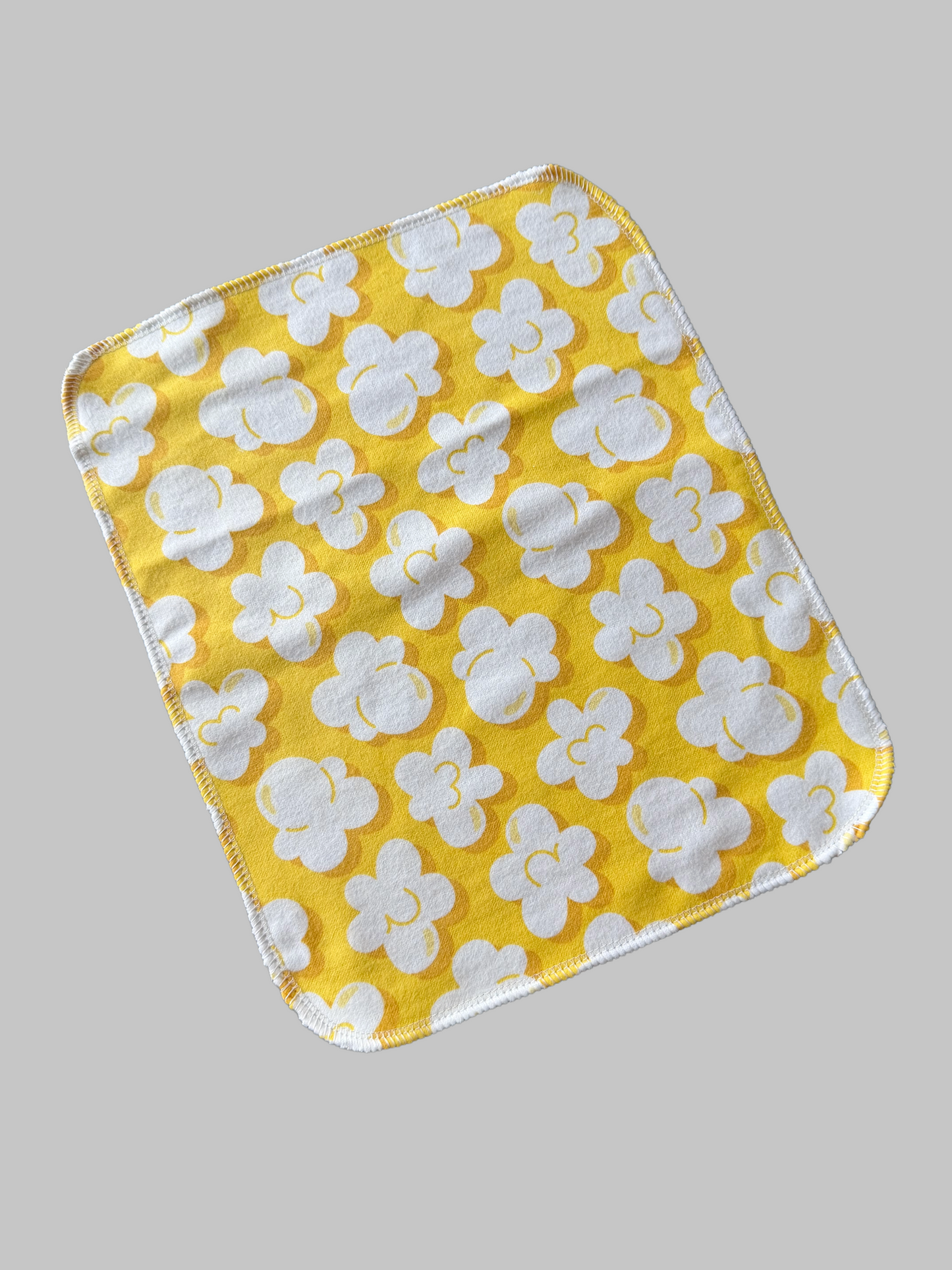 Popcorn 2ply flannel reusable paper towels napkins
