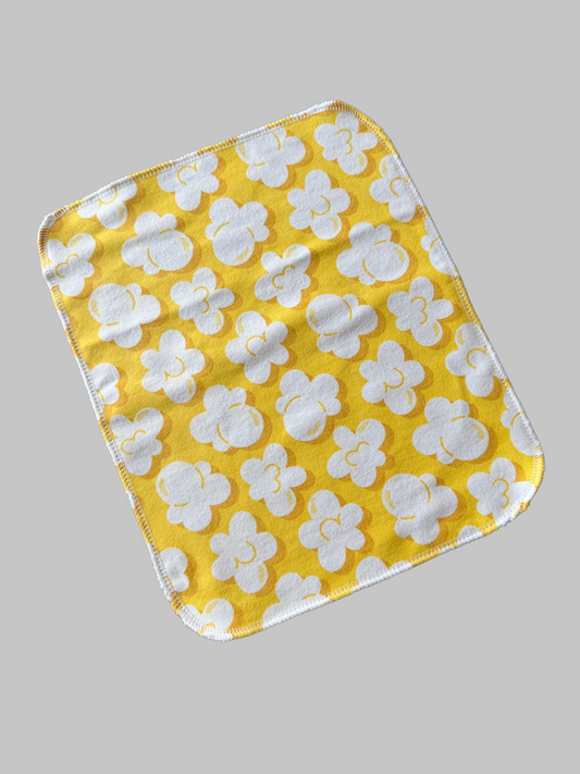 Popcorn 1ply flannel reusable paper towels