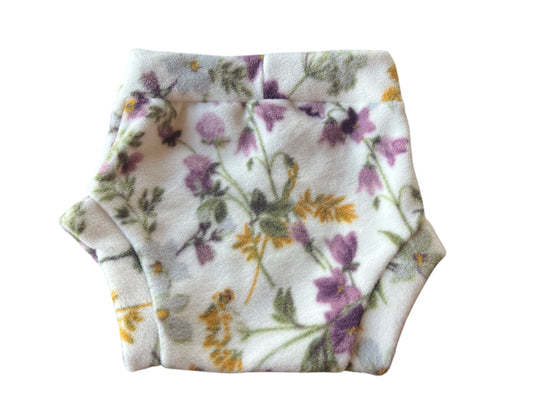 XXL Wildflowers Fleece Diaper Cover