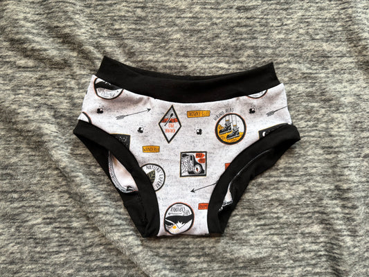 Camping size 9 underwear