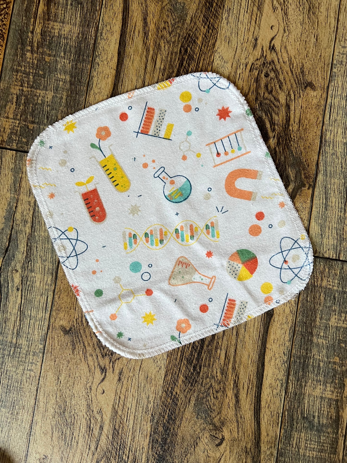 STEM science 2ply flannel cloth wipes