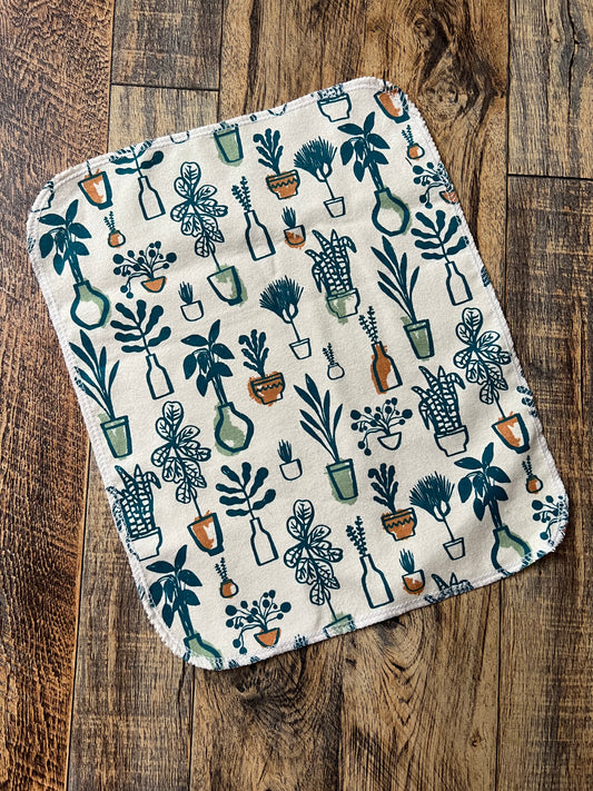 Houseplants 1ply flannel reusable paper towels