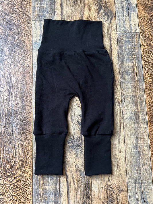 Solid black nb-3m squishiloones grow with me pants