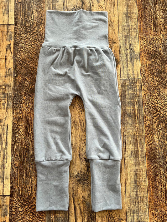 Solid Grey Blue 6m-3t Maxaloones pants