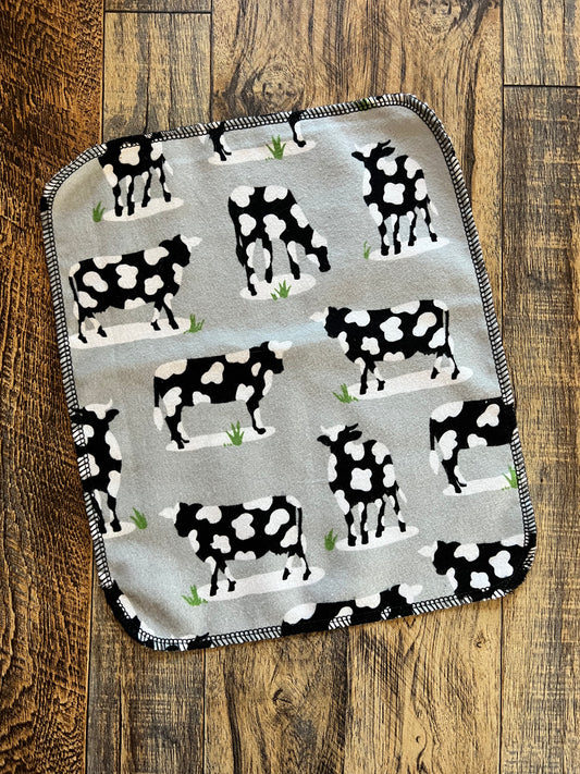 Cow print 1ply reusable paper towels