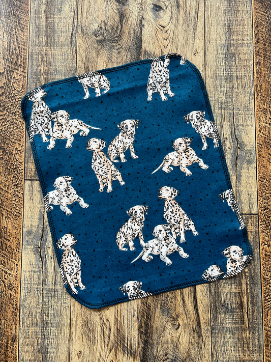 Dalmatians 1ply flannel reuseable paper towels